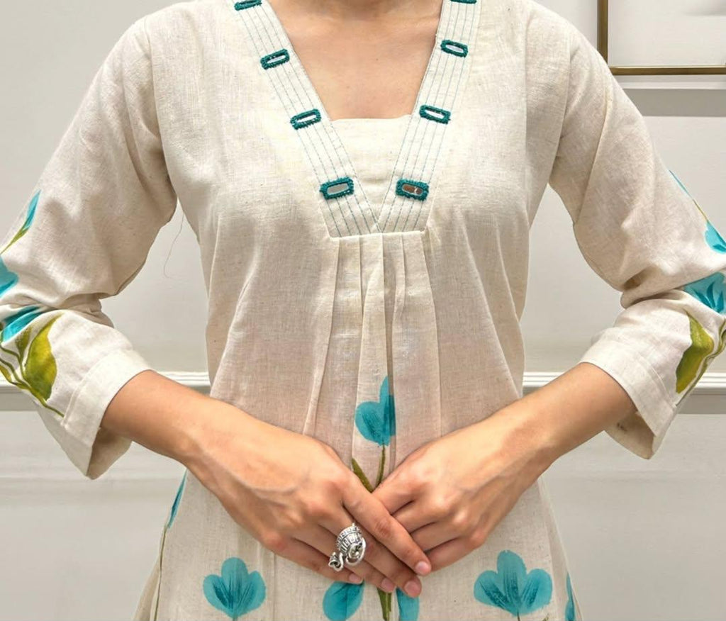 Special Brush Print Cotton Flex Co-ord Set