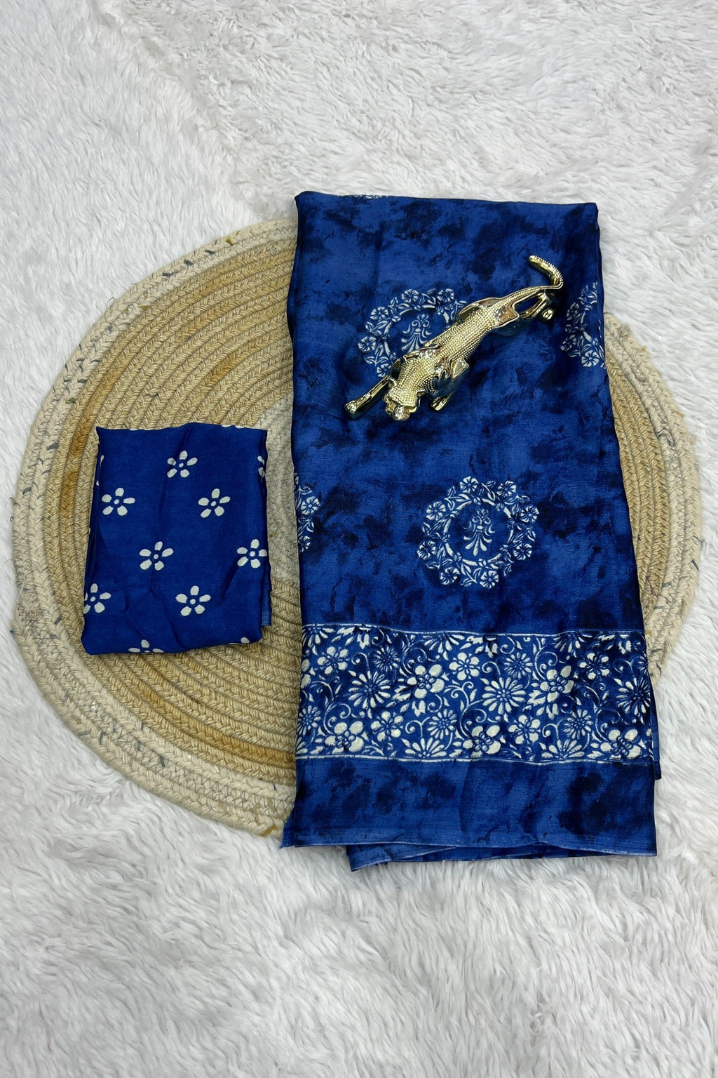 Premium Printed Crepe Silk Saree