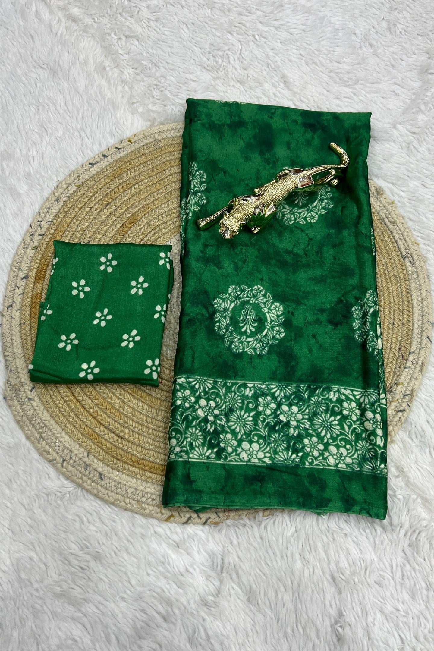 Premium Printed Crepe Silk Saree