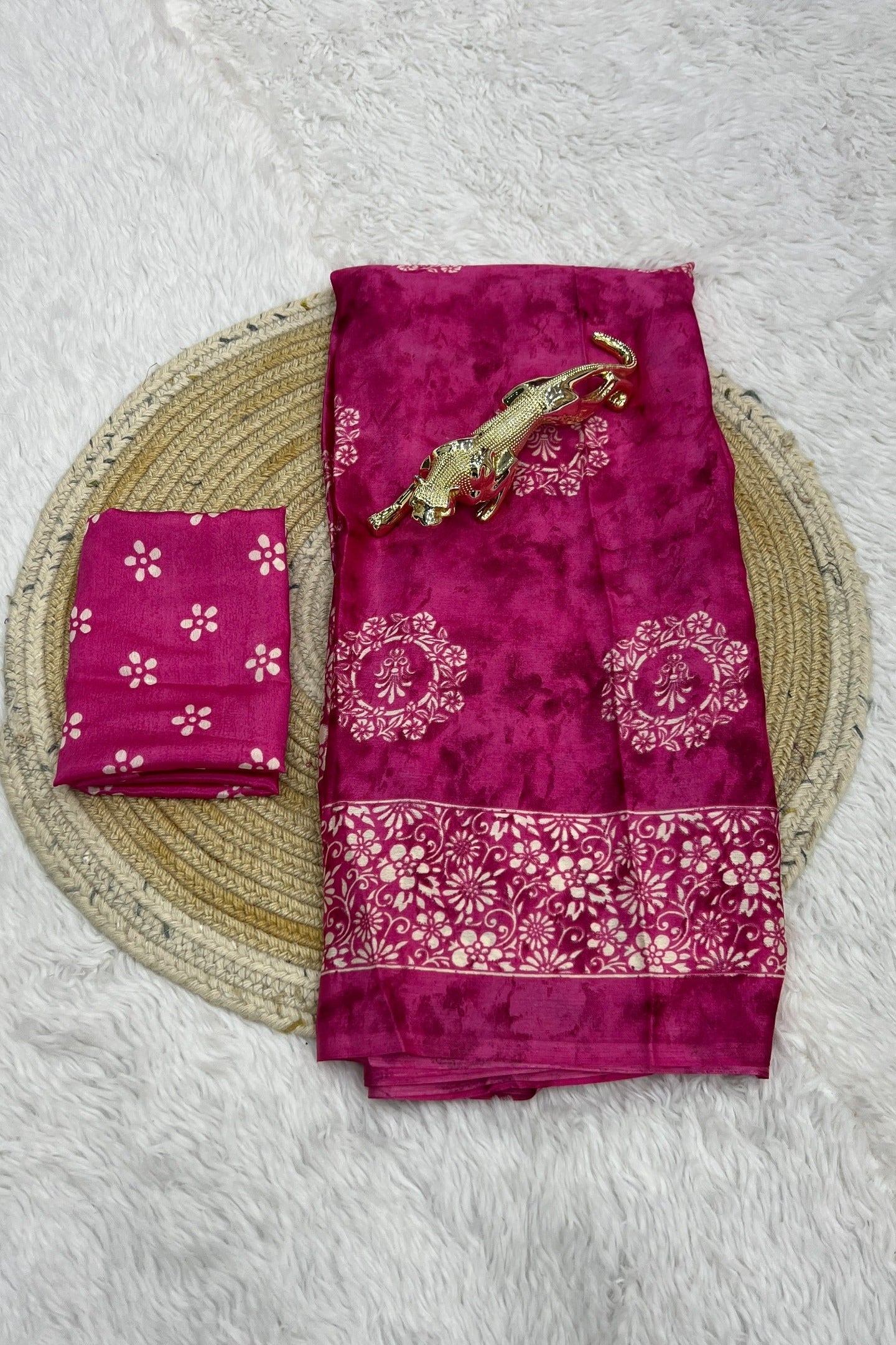 Premium Printed Crepe Silk Saree